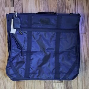 Pierre Cardin Navy Blue Garment Bag Luggage Hanging Travel Business Suit Carrier